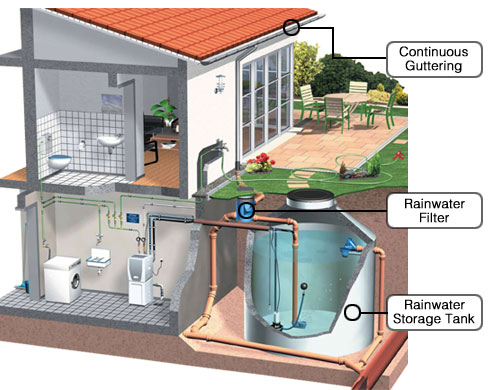 Rainwater Harvesting Diagram