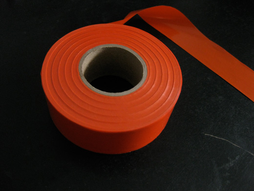 flagging tape from Canadian Tire