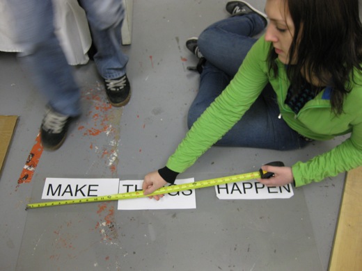 measuring some plexiglass for an LED sign