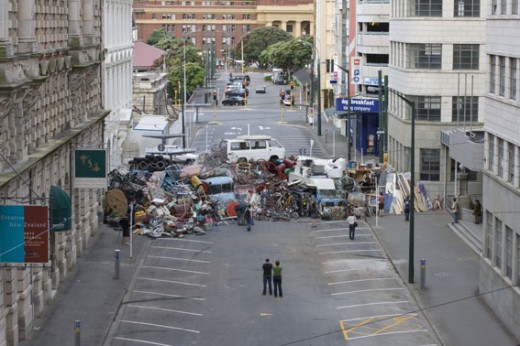 Journée des barricades in New Zealand by Heather and Ivan Morison