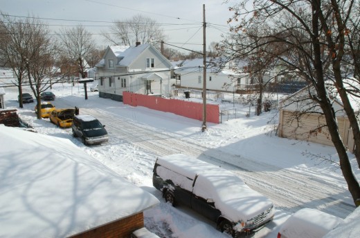 The Pink Fence in Detroit