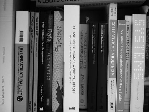 some books on my bookshelf