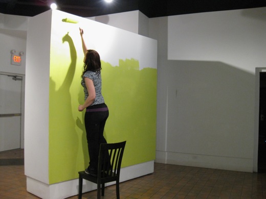 painting the wall