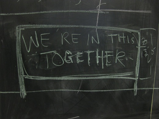 we're in this together