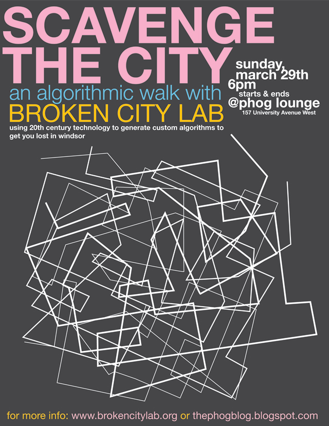 Scavenge the City: An Algorithmic Walk with Broken City Lab
