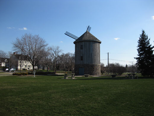 the windmill at a distance