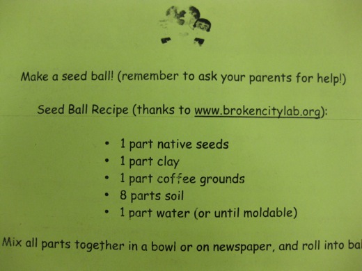 seed bomb recipe