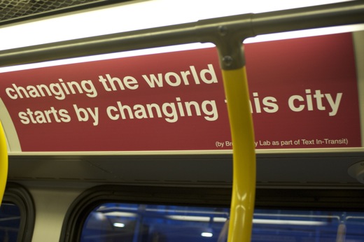 changing the world starts by changing this city