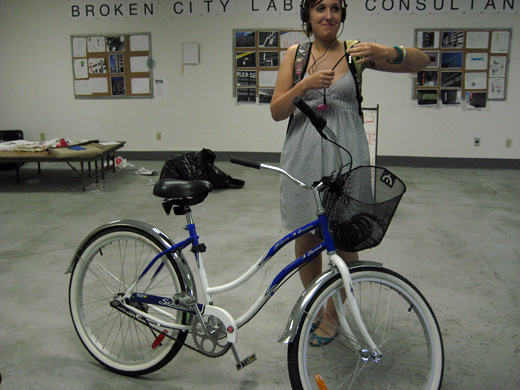 Michelle + bike