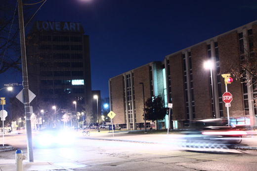 November 3, 2009 Projection + Battery tests by Broken City Lab