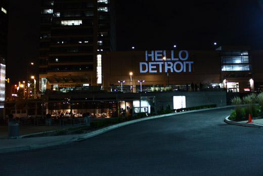 November 3, 2009 Projection + Battery tests by Broken City Lab