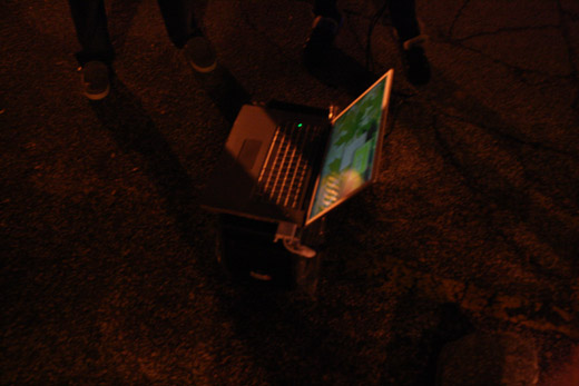 November 3, 2009 Projection + Battery tests by Broken City Lab