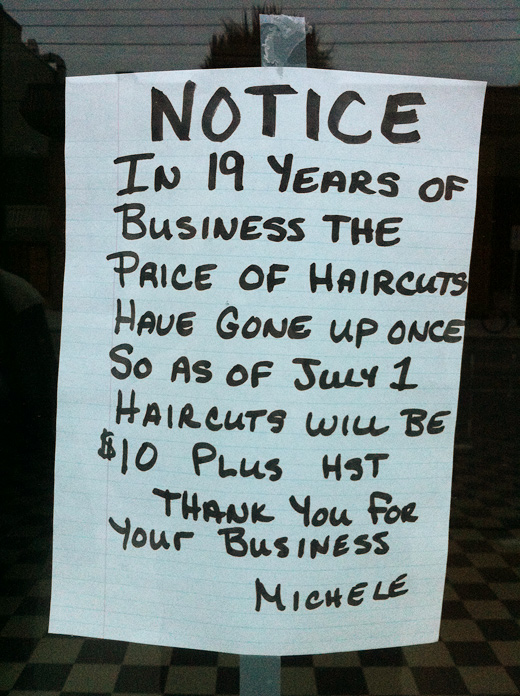 noticeHaircuts