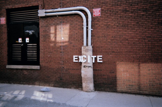 	Documentation with single-use cameras: Putting letters up in city spaces (5)