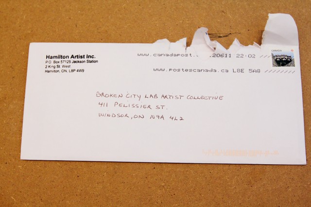 Our first piece of mail showed up today from Hamilton 