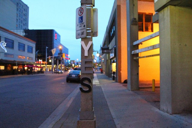 Styrofoam letters, white walls, night time guerilla art (7) Styrofoam letters, white walls, night time guerilla art (7)