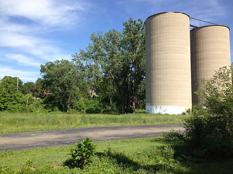 Silos and Grass