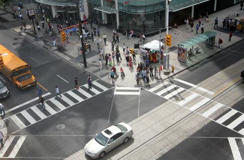 Toronto Pedestrian Scramble