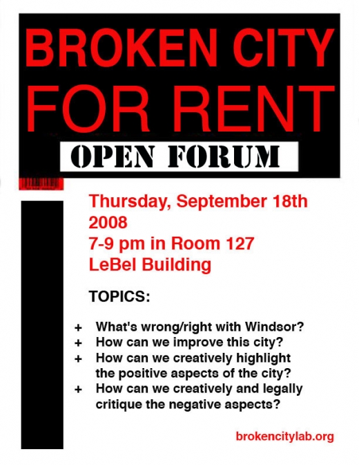 forum flyer