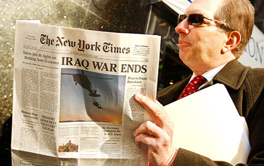 Fake New York Times - Iraq War Ends